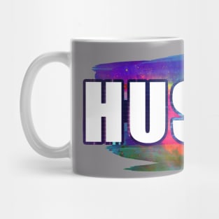 Hustle - Watercolor Pixelated Dusk Mug